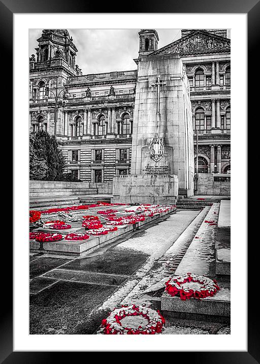 Lest We Forget Framed Mounted Print by Gareth Burge Photography