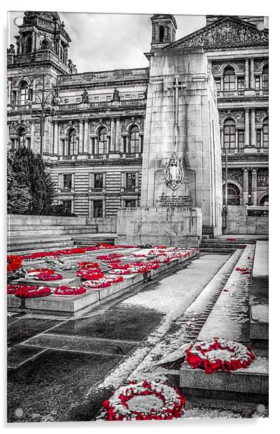 Lest We Forget Acrylic by Gareth Burge Photography
