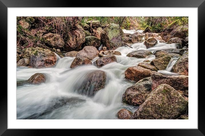 The Flow of Eurobin Framed Mounted Print by Mark Lucey