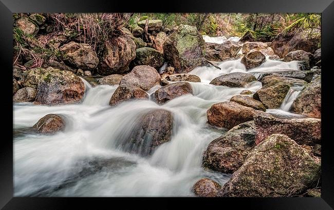 The Flow of Eurobin Framed Print by Mark Lucey