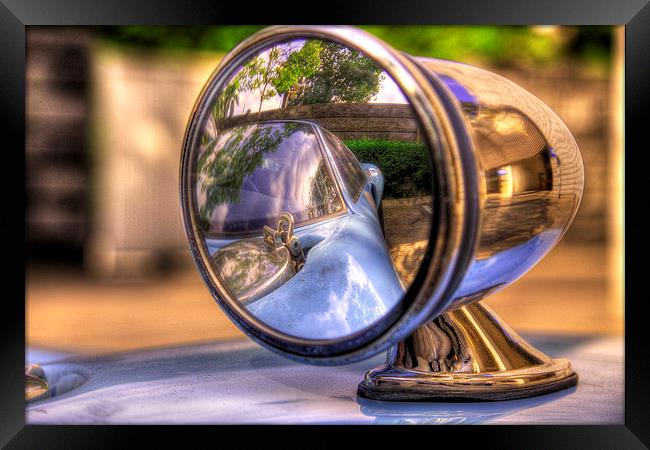 Ford GT Mirror Framed Print by Perry Johnson