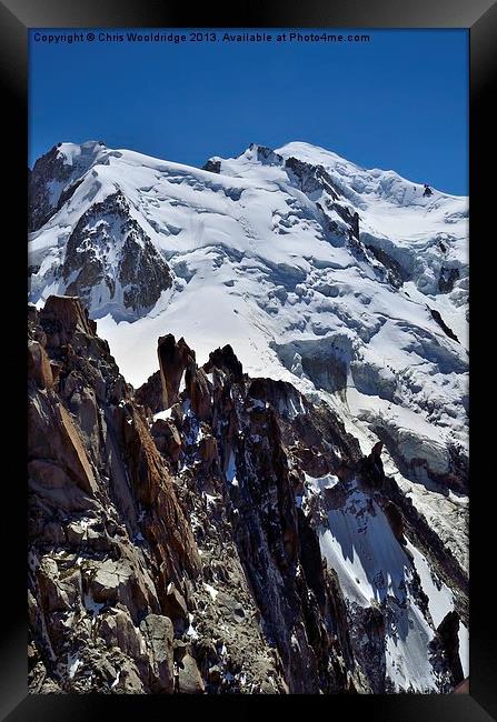 Mont Blanc Framed Print by Chris Wooldridge