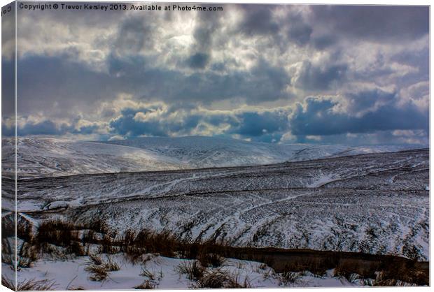 Winter in the Dales Canvas Print by Trevor Kersley RIP