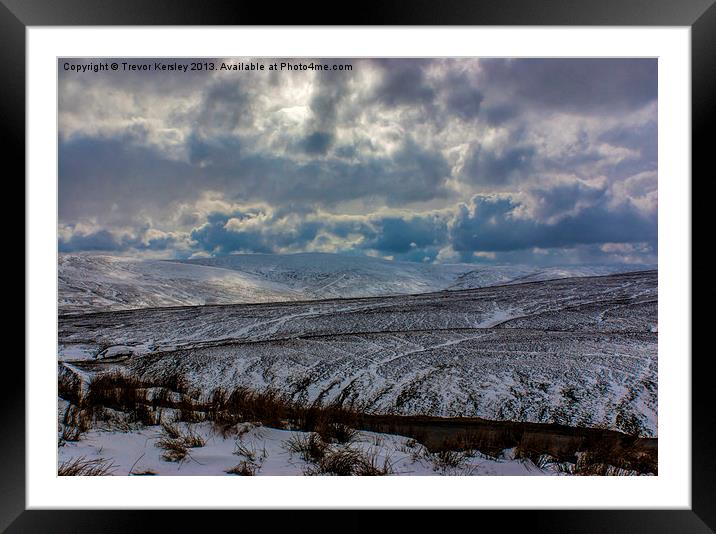 Winter in the Dales Framed Mounted Print by Trevor Kersley RIP