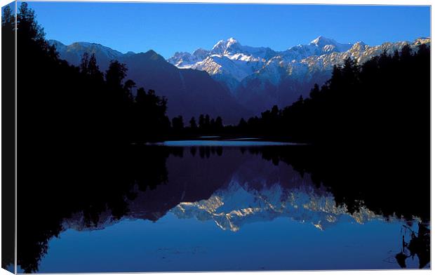 New Zealand Alps Dawn Canvas Print by Steven Ralser