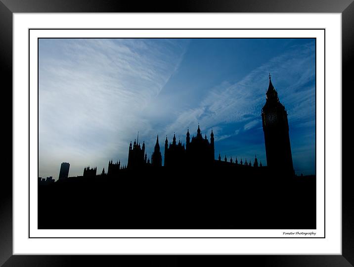 Houses of Parliament Framed Mounted Print by Gavin OMahony
