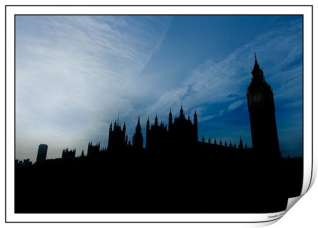Houses of Parliament Print by Gavin OMahony
