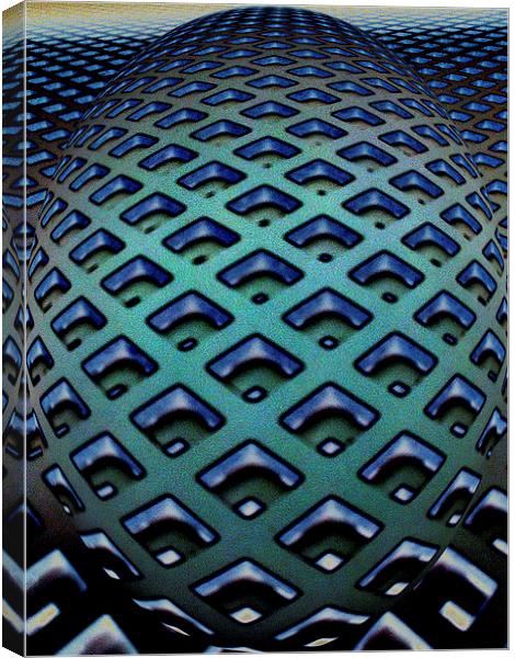 Bluegrid#1 Canvas Print by Pete Moyes
