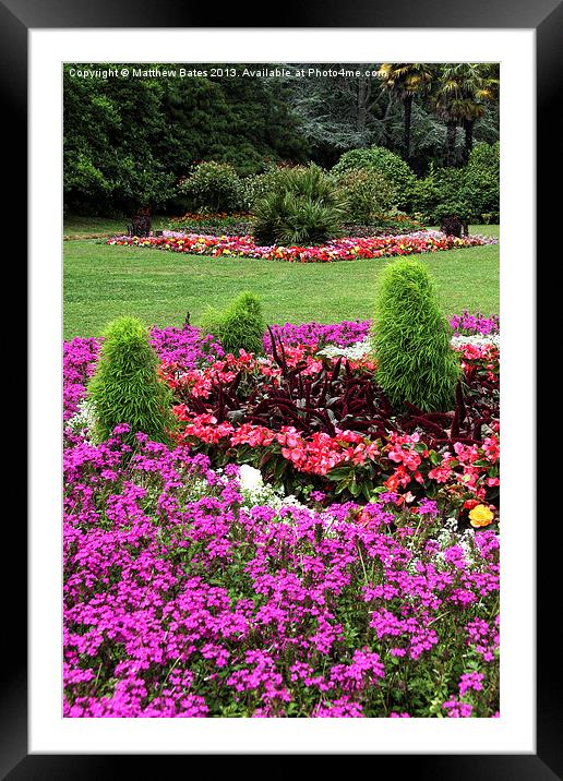 Alexandra Park Framed Mounted Print by Matthew Bates