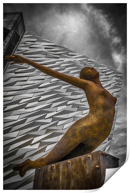 Titanica, Titanic Building, Belfast Print by Gareth Burge Photography