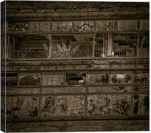 Building decay, Glasgow Canvas Print by Gareth Burge Photography