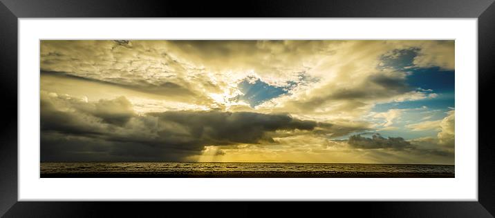 Golden Hour Approaches, Prestwick Framed Mounted Print by Gareth Burge Photography