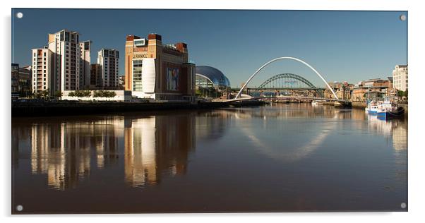 River Tyne (Great North Run Edition) Acrylic by Ray Pritchard