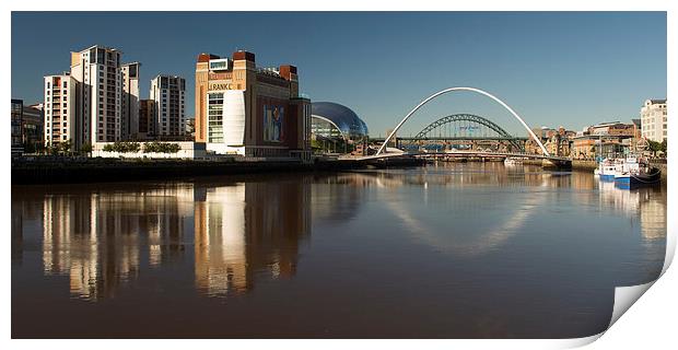 River Tyne (Great North Run Edition) Print by Ray Pritchard