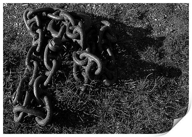 Chains Heybridge Basin Print by Steven Dale