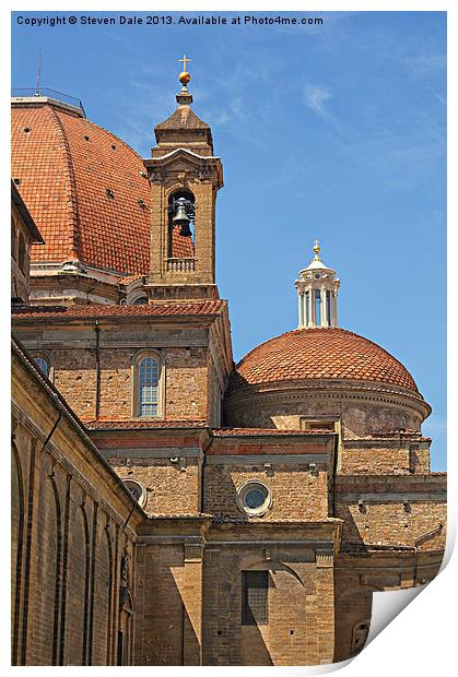 Revered Medici Chapel, Florence Print by Steven Dale