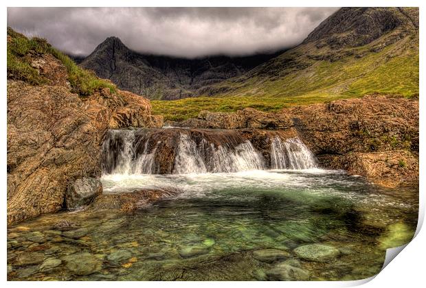 The Fairy Pools, Isle of Skye Print by Derek Beattie