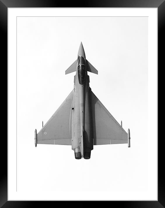 Typhoon ZK307 Topside Framed Mounted Print by Keith Campbell