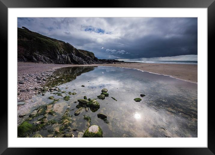Low Tide at Lannacombe Bay Framed Mounted Print by Phil Wareham