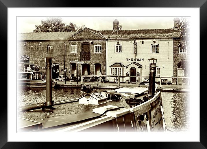 Fradley Junction Framed Mounted Print by mhfore Photography