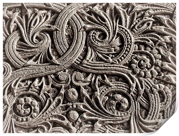 Scrollwork Print by Mary Lane