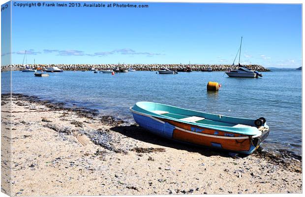 Colourful, Bright Rhos-on-Sea harbour Canvas Print by Frank Irwin