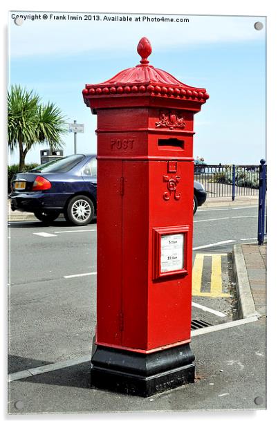Victorian Letter (Pillar) Box Acrylic by Frank Irwin