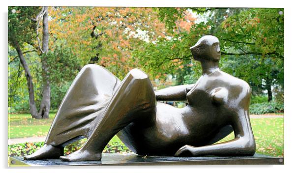 Bronze Sculpture Acrylic by Ruth Hallam