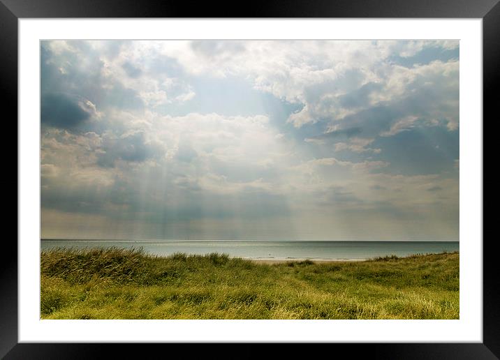Rays of Peace Framed Mounted Print by Purple OneTwoEight