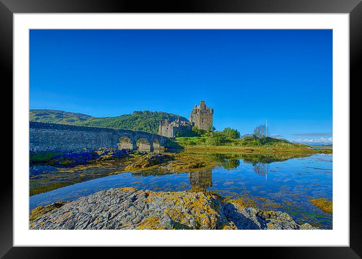 Eilean Donan Reflections Framed Mounted Print by Chris Thaxter
