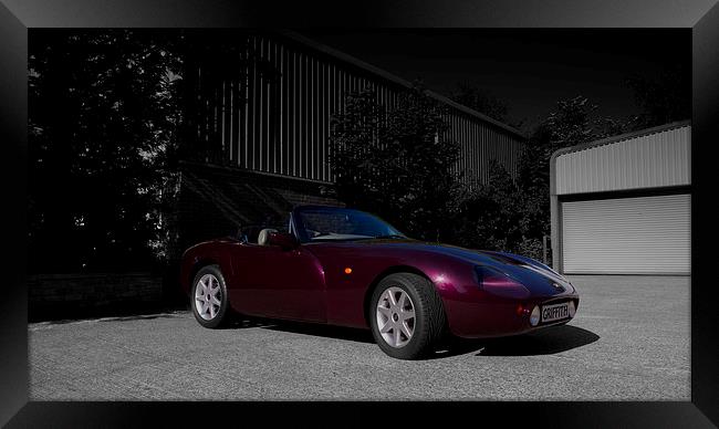 TVR Griffith Framed Print by John Boekee
