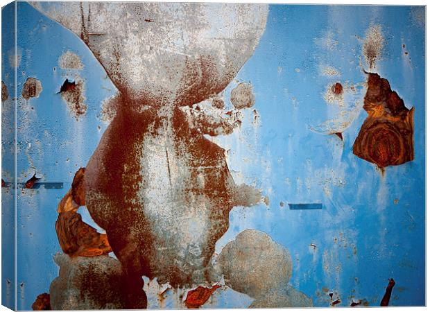 rusty door abstract Canvas Print by Jo Beerens