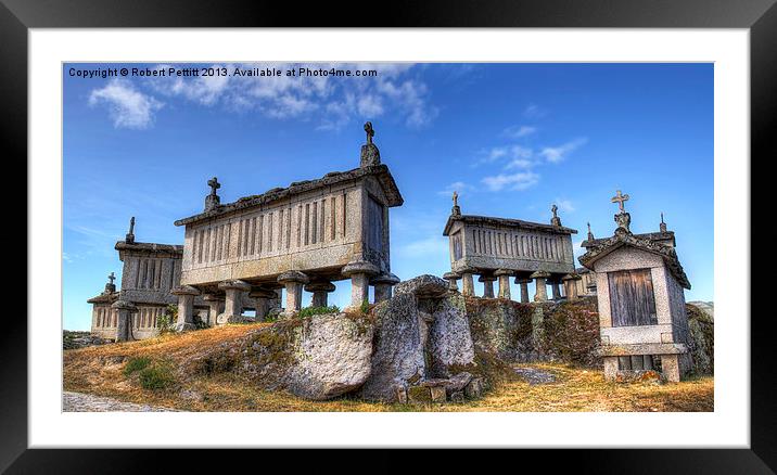 Granaries of Geres Framed Mounted Print by Robert Pettitt