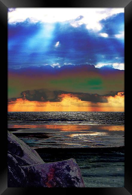 Sunburst Framed Print by Pete Moyes