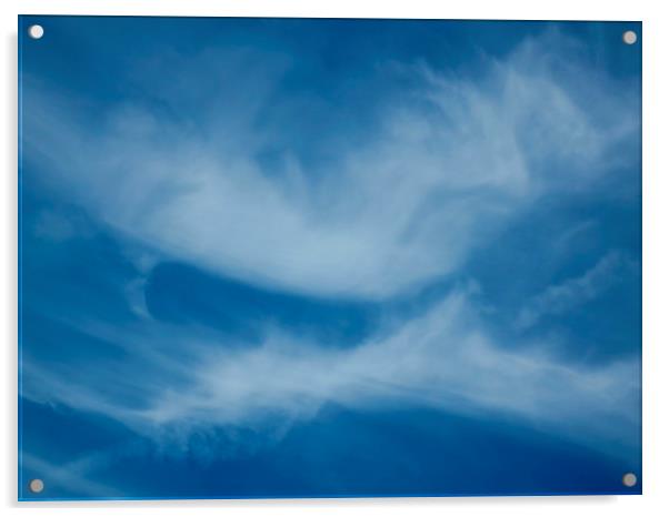 Kissing clouds Acrylic by David Pyatt