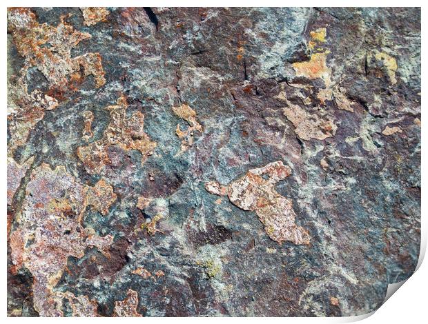 Granite abstract Print by David Pyatt