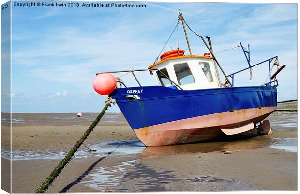 Waiting for the incoming tide Canvas Print by Frank Irwin