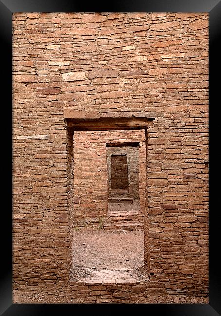 Chaco Canyon Framed Print by Steven Ralser