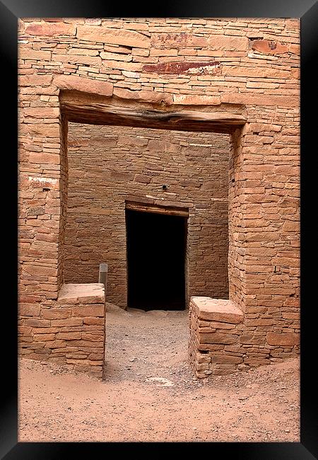 Chaco Canyon Framed Print by Steven Ralser