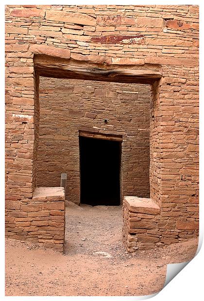 Chaco Canyon Print by Steven Ralser