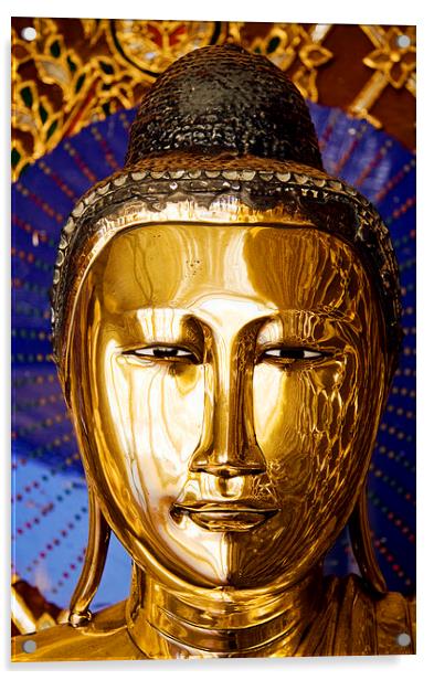 Buddha Acrylic by Perry Johnson
