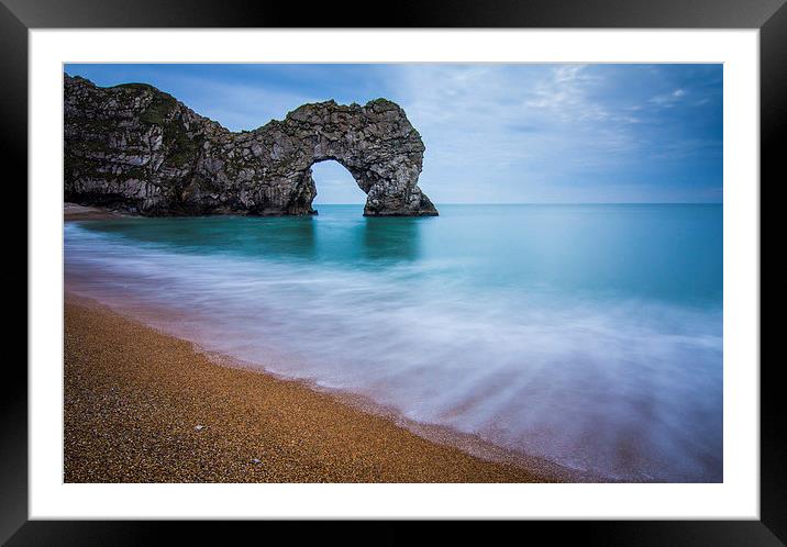 Durdle Door Framed Mounted Print by Gail Sparks