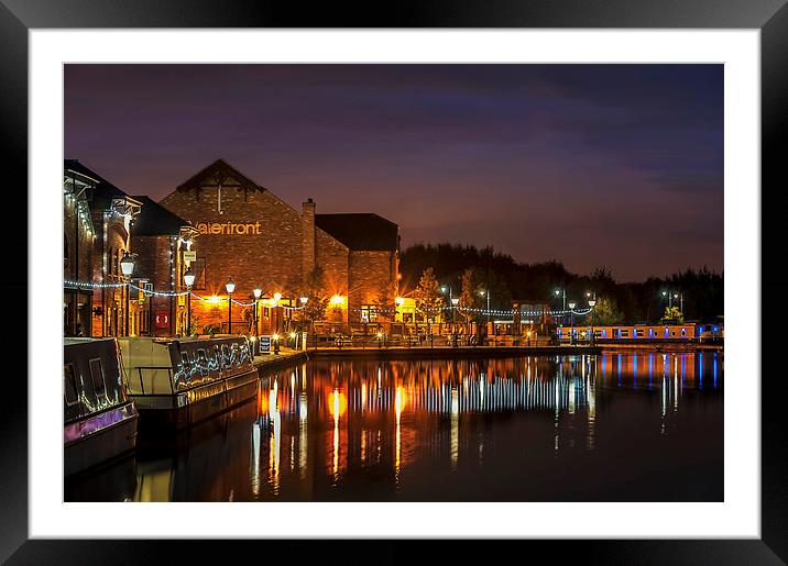 Waterfront Reflections Framed Mounted Print by mhfore Photography
