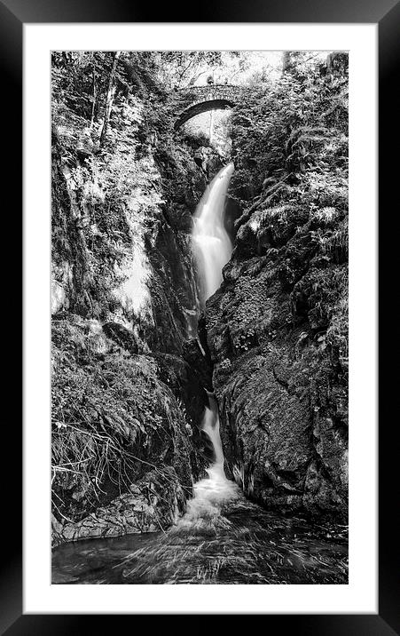Aira Force Waterfall Framed Mounted Print by Tony Bates