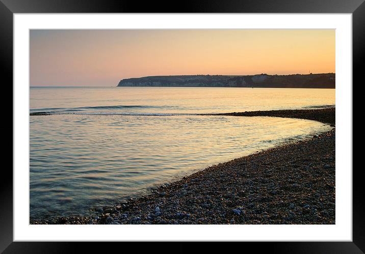 Sunset over Beer Head Framed Mounted Print by Darren Galpin
