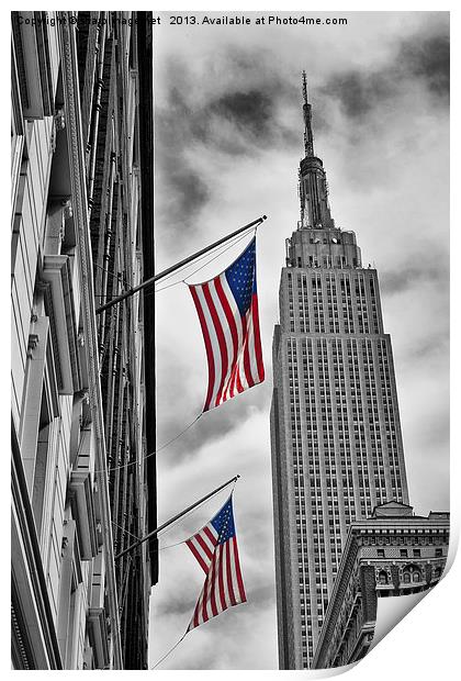 Macys & Empire State Building Print by Sharpimage NET