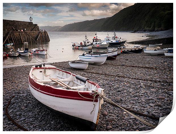 Clovelly Beach Harbour Print by Adam Payne