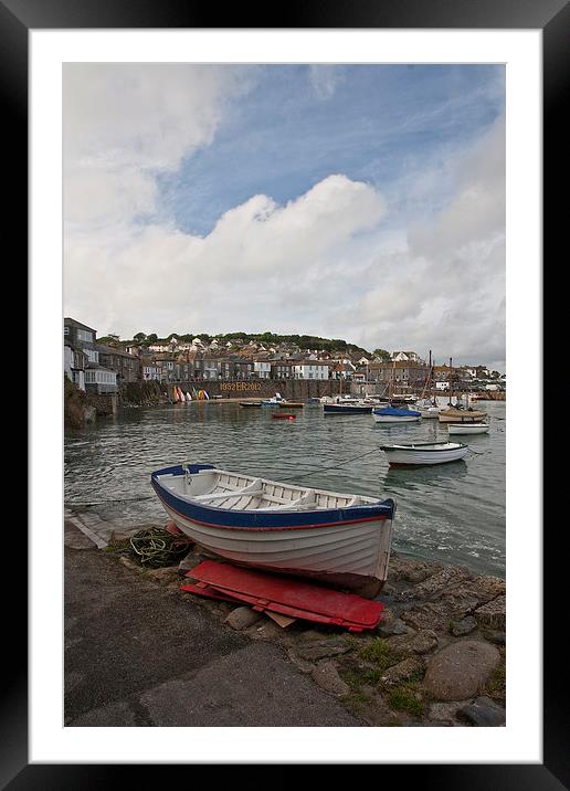 Mousehole, Cornwall Framed Mounted Print by Graham Custance