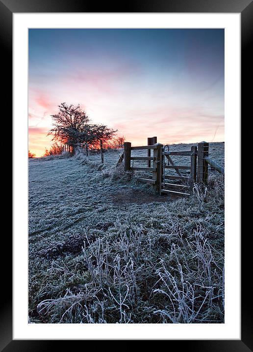 Daybreak Framed Mounted Print by Graham Custance