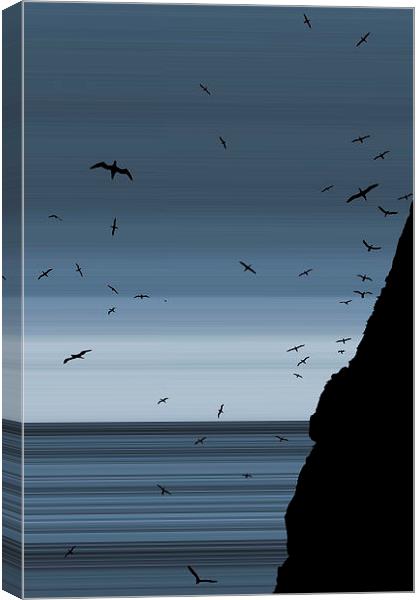 modern seascape Canvas Print by Heather Newton